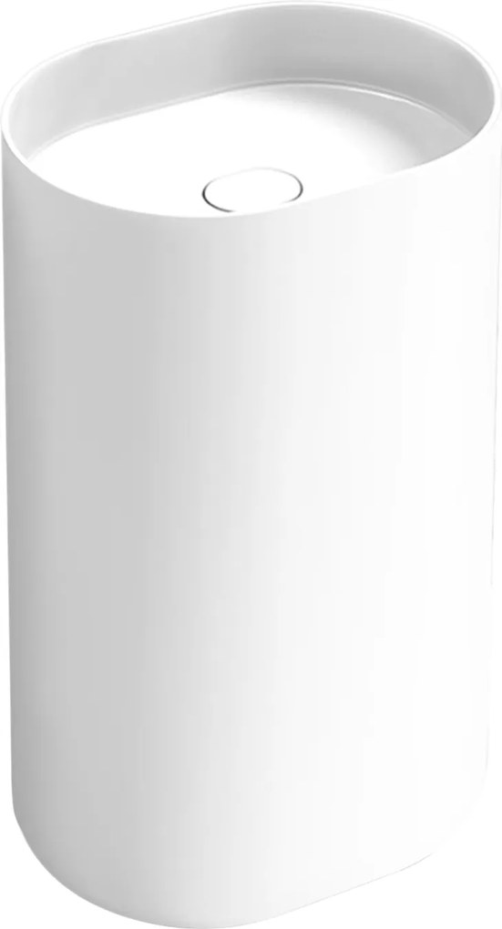 Mosdókagyló Szabadonálló Rea Konglométer Dolce Fehér Fényes Ovális