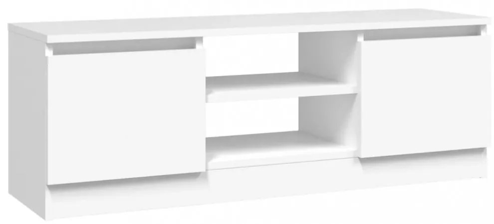 fehér TV-szekrény ajtóval 102 x 30 x 36 cm