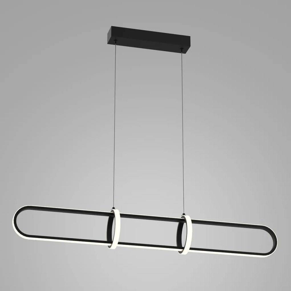 ITALUX PND297727501ABK CERRILA Modern Led Függesztett Lámpa Fekete LED IP20