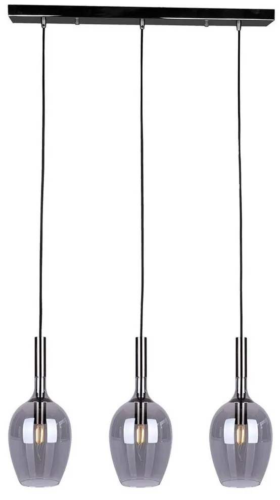 Csillár zsinóron TANGO 3xE14/40W/230V fekete