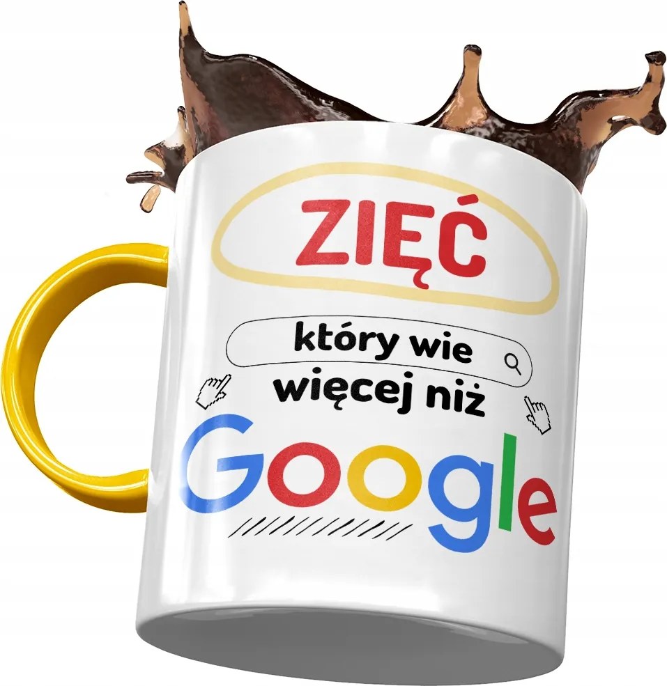 Sárga Bögre Vőnek Születésnapra Ajándék Nyomtatott Fotóval