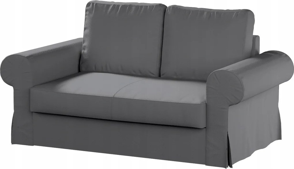 Backabro 2 személyes összecsukható kanapé huzat Ikea sötétszürke bukla