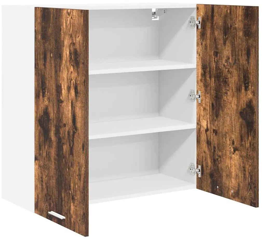 Függő szekrény Riga Füstölt tölgy 80 x 31 x 80 cm Faanyag