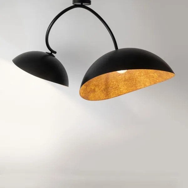 SPACE mennyezeti lámpa 2xE27/60W/230V fekete/réz