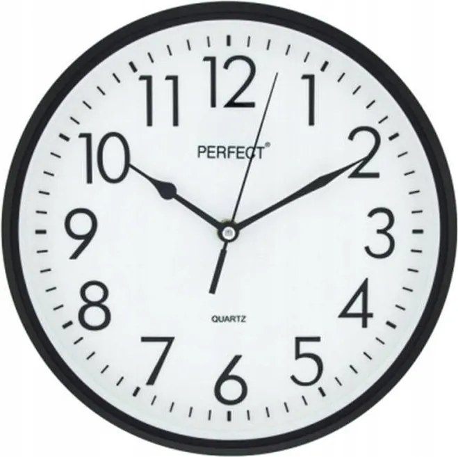 Fekete Kis Méretű Falióra Perfect FX-5742 25 cm
