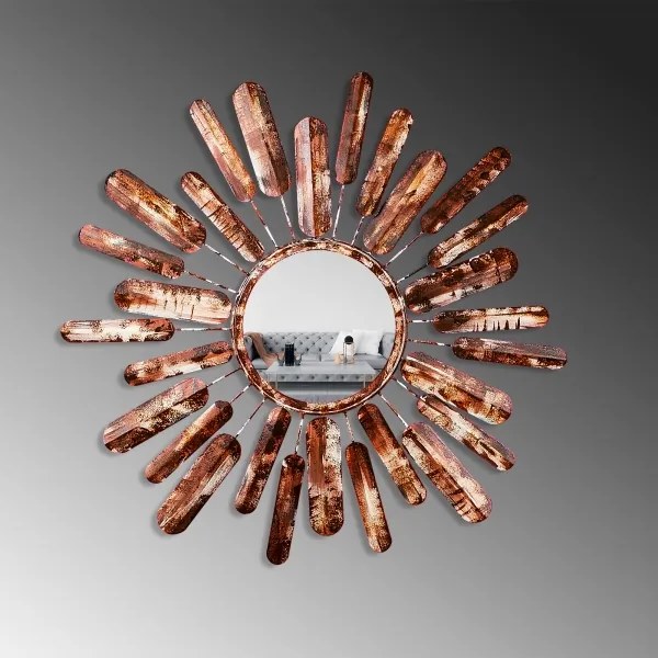 Fali tükör NAP átm. 75 cm barna