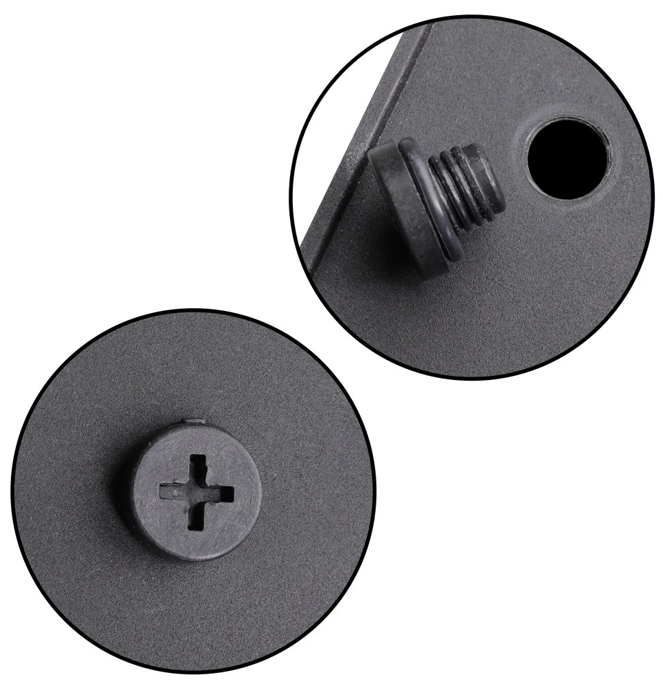Casaria® 3 darabos virágtartó készlet - szürke