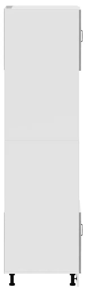 Lucca 2 db betonszürke szerelt fa sütőszekrények