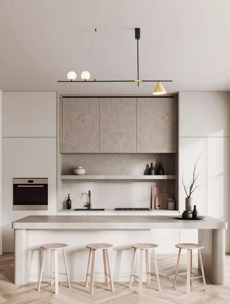 NOVALUCE 9501237 SWAY Modern Függesztett Lámpa E27+G9 IP20