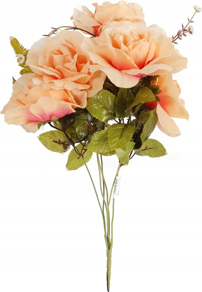 Csokor Rózsák Krém Mesterséges Virágok Dekoráció