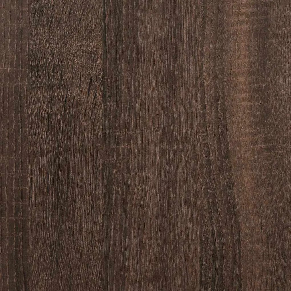 barna tölgy színű szerelt fa cipősszekrény 90 x 38 x 61,5 cm