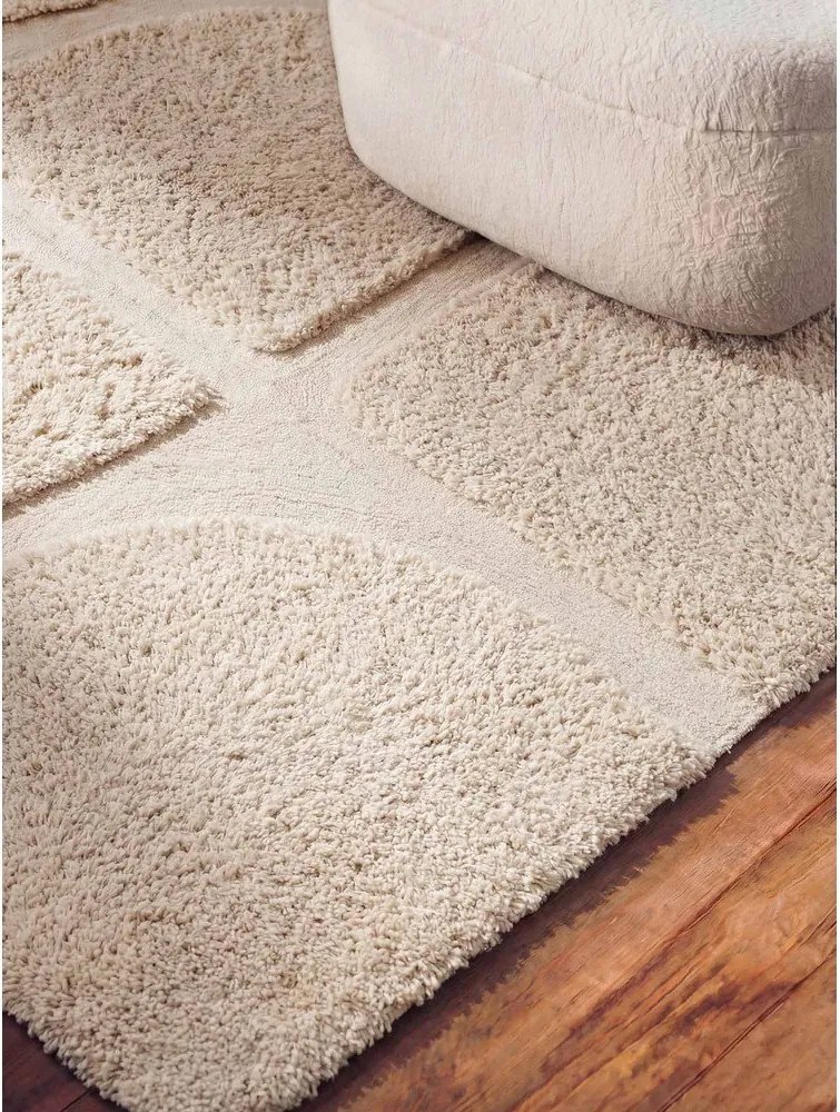 Krémszínű kézi szövésű szőnyeg 80x150 cm Lambeth Jasper – Ted Baker