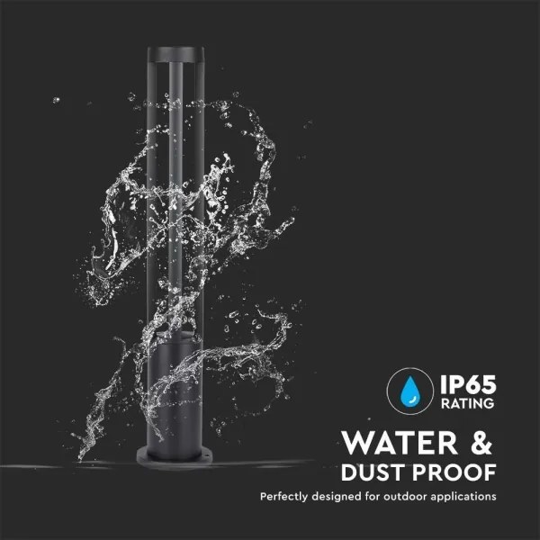 LED Kültéri lámpa LED/10W/230V 80cm 6400K IP65 fekete