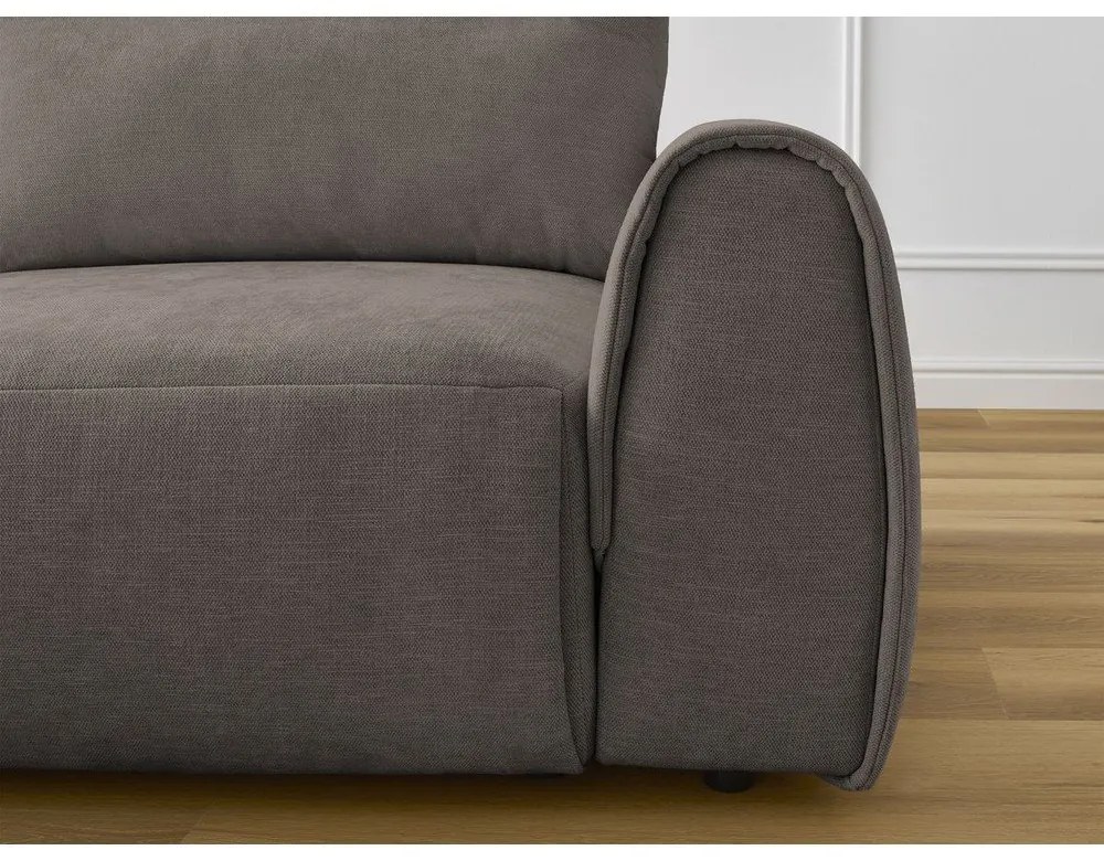 Barna sarokkanapé Aden – Bobochic Paris