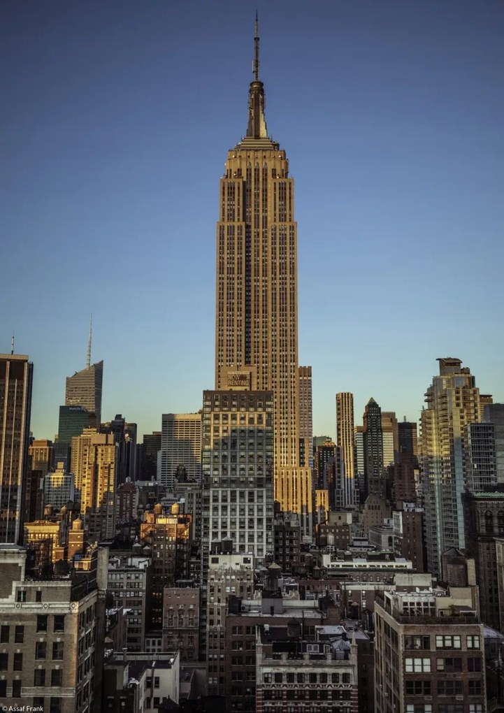 Poszter 21x29,7cm Empire State Building New York Manhattan skyline