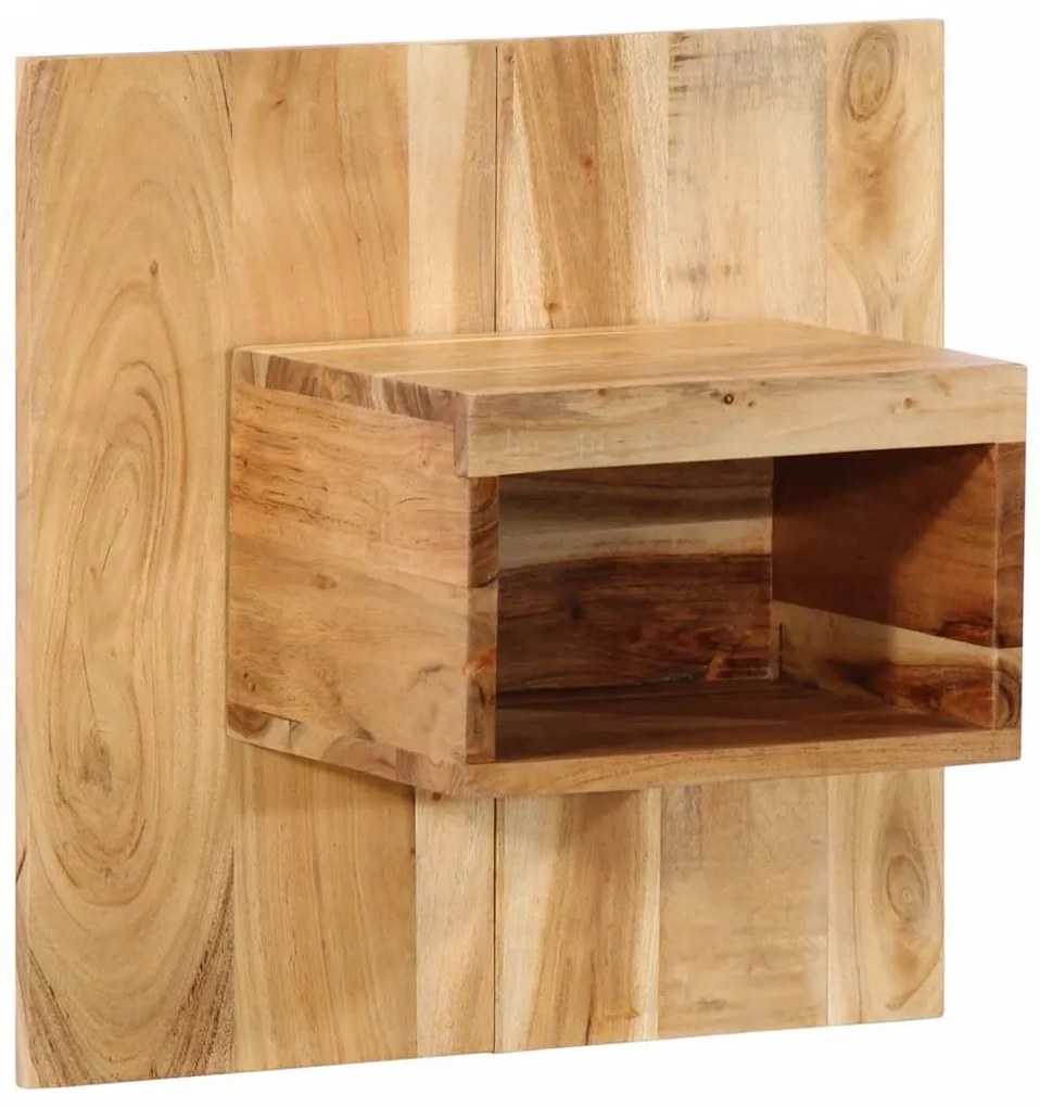 Éjjeli szekrény 50x27x50 cm tömör akácfa