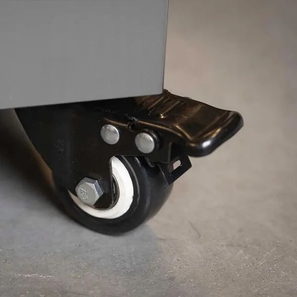 Planika Faro GAS - Kültéri gáz kandalló 142x36 cm 8kW szürke + védőborítás