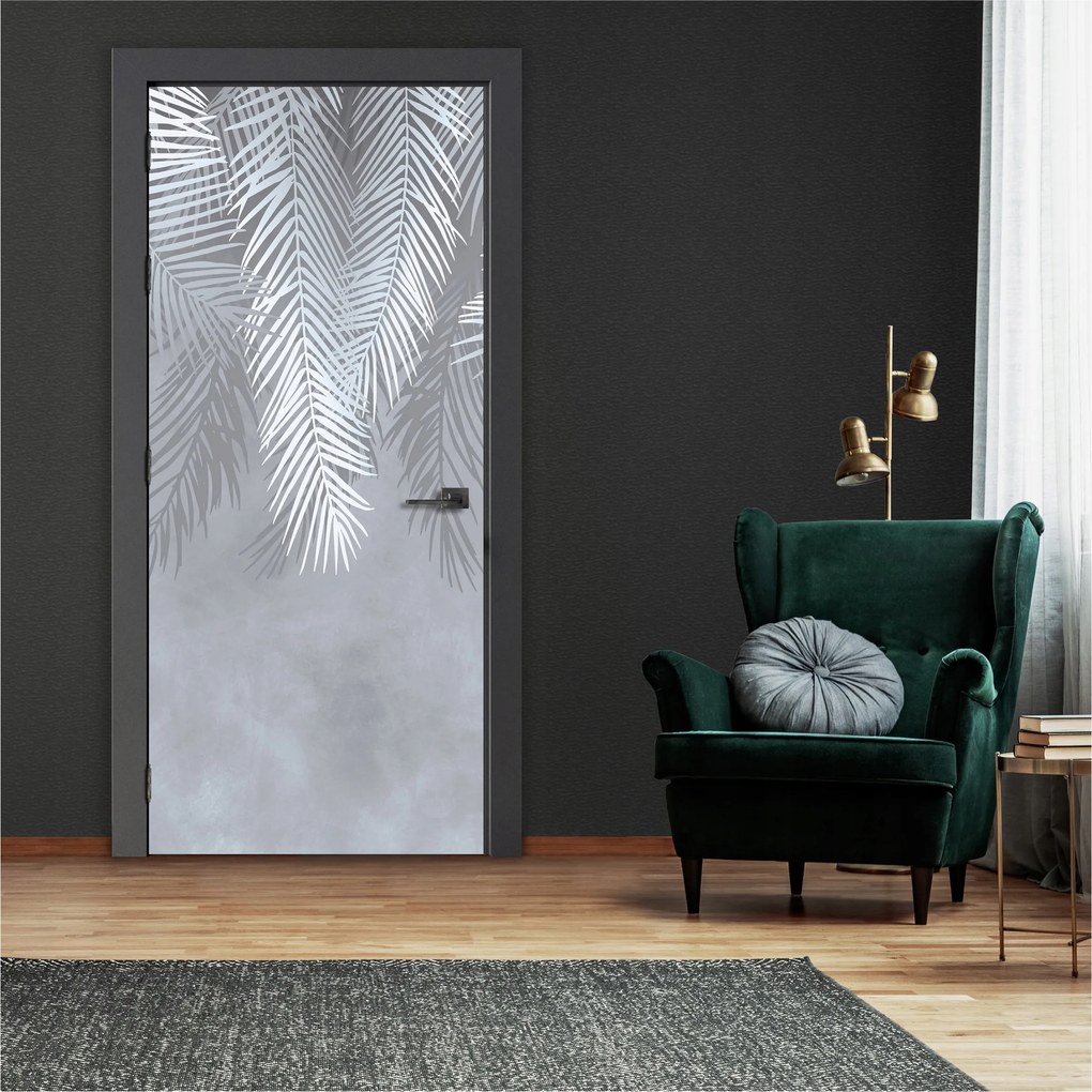 Fotótapéta Ajtó Tollak Pálmalevelek A Konyhába