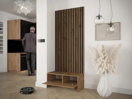 Előszoba Esmaldos VII (artisan tölgy + fekete) . 1104730