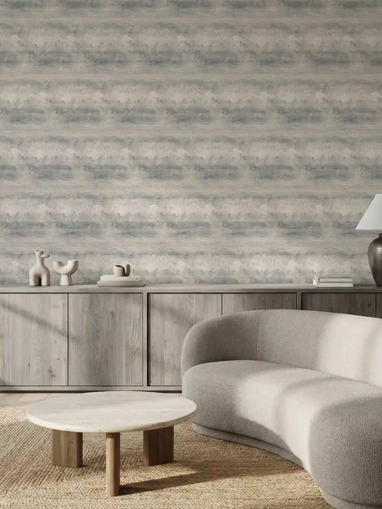 Esselle Home Elemental Madden krém-szürke akvarell vlies tapéta – 100631EH