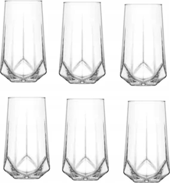 Lav Valeria 6 db-os italos pohár szett 460 ml