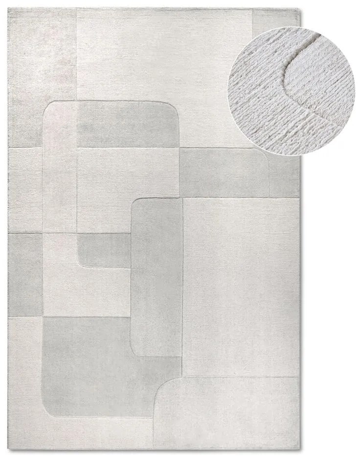 Krémszínű kézi szövésű gyapjú szőnyeg 120x170 cm Charlotte – Villeroy&amp;Boch