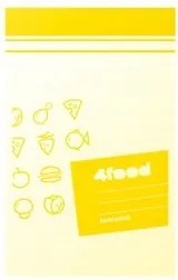 Ételtároló tasak 0,5 liter 19x12 cm kpl 20 db