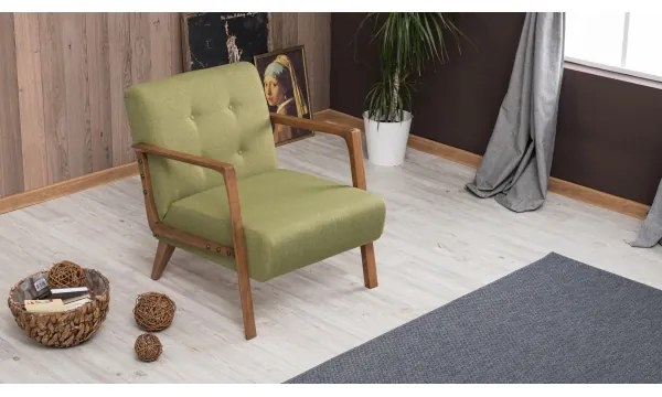 PUKI fotel, zöld
