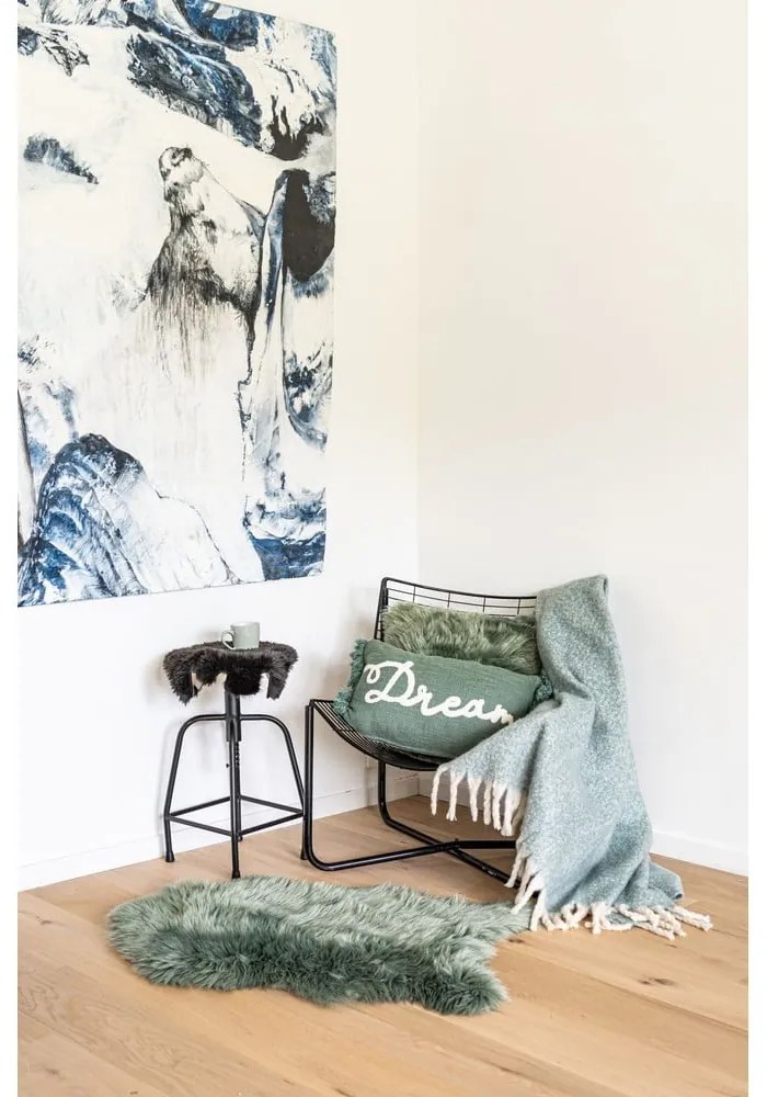 Sheepskin zöld műszőrme, 60 x 90 cm - Tiseco Home Studio