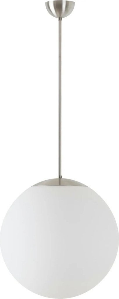 Osmont ADR45333 Adria P3 függesztett üveglámpa rozsdamentes acélból, szálcsiszolt acél fehér Ip