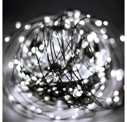 HOME ML1500WH micro LED-es fényfüzér, 150 m, 1500db hidegfehér micro LED, 8 program, időzítés (ML1500WH)