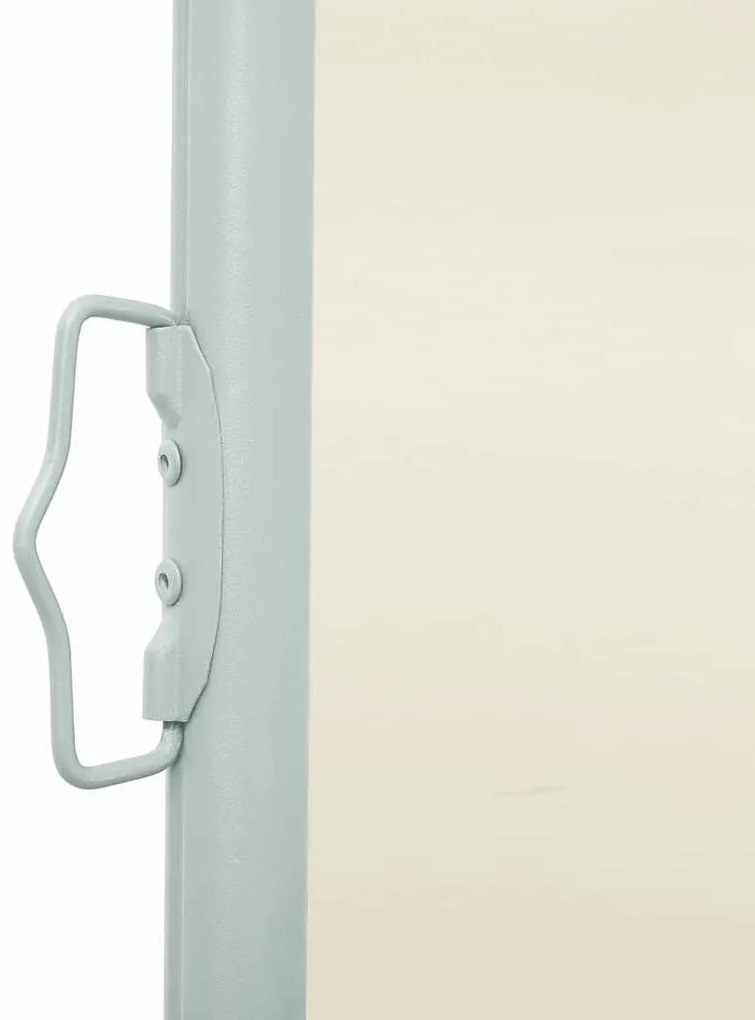 krémszínű behúzható oldalsó napellenző 140 x 300 cm