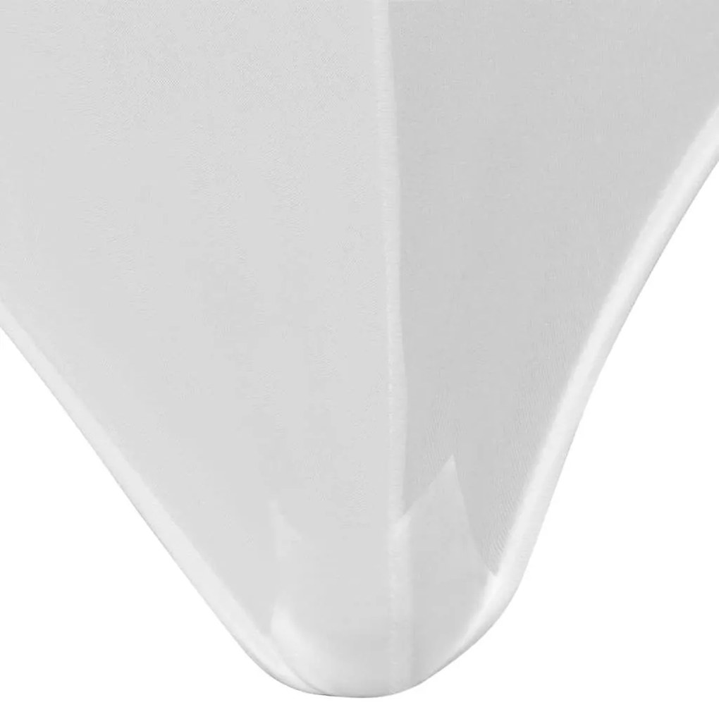 Sztreccs asztal védőhuzat 2 db 120x60,5x74 cm fehér