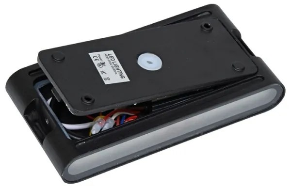 Ecolite ZFP12-CR - LED Kültéri fali lámpa BRICK 2xLED/6W/230V IP65 fekete