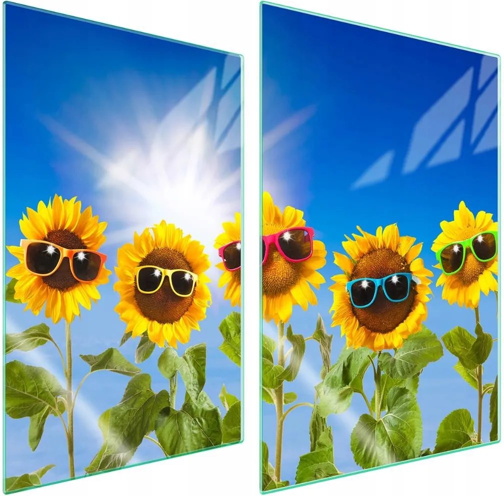 7in1 Üveg védőlap tűzhelyhez 2x35x52 Virág