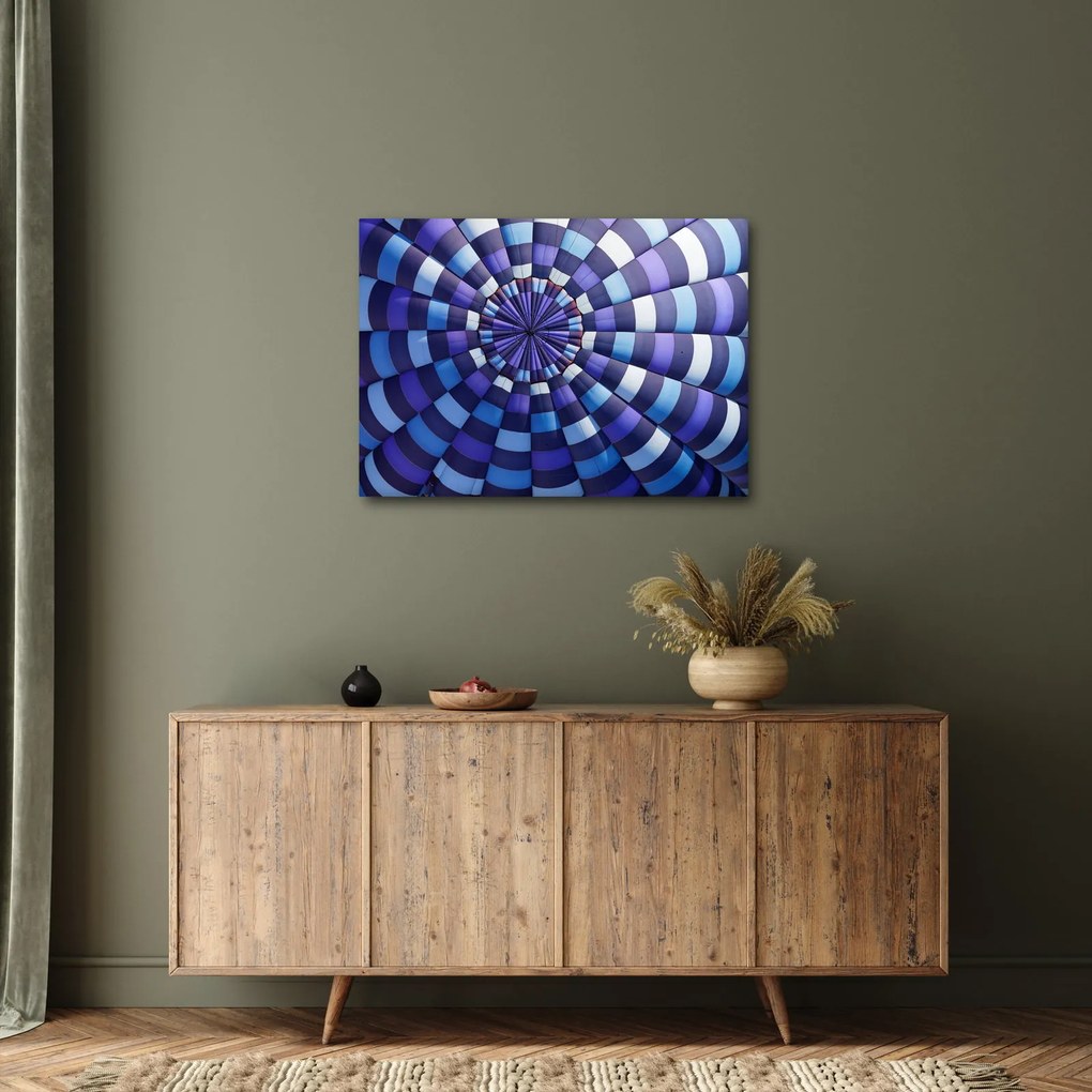 Egy kép a repülő léggömb szerkezetéről (70x50 cm)