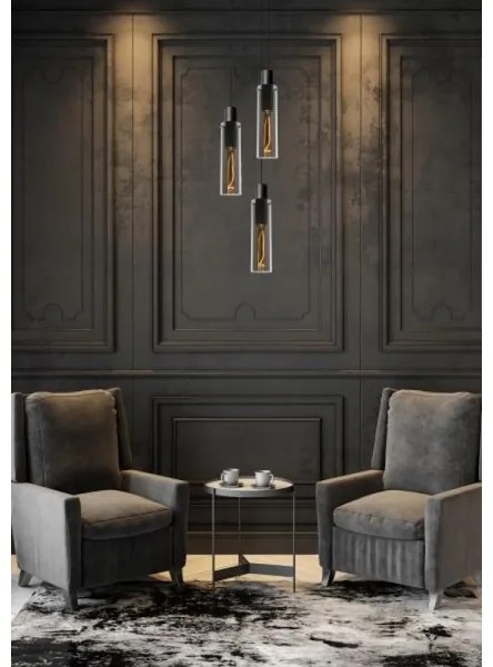 Lucide 74404/13/65 - Csillár zsinóron ORLANDO 3xE27/40W/230V