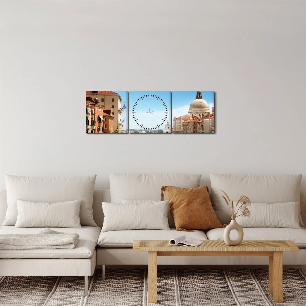 Kép - Velence (órával) (90x30 cm)