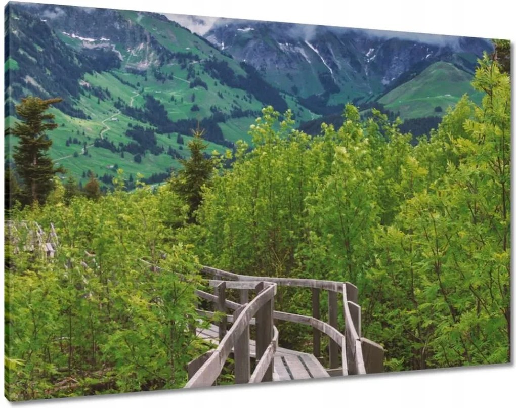 Festmények 100x70 Híd Építészet Tájkép