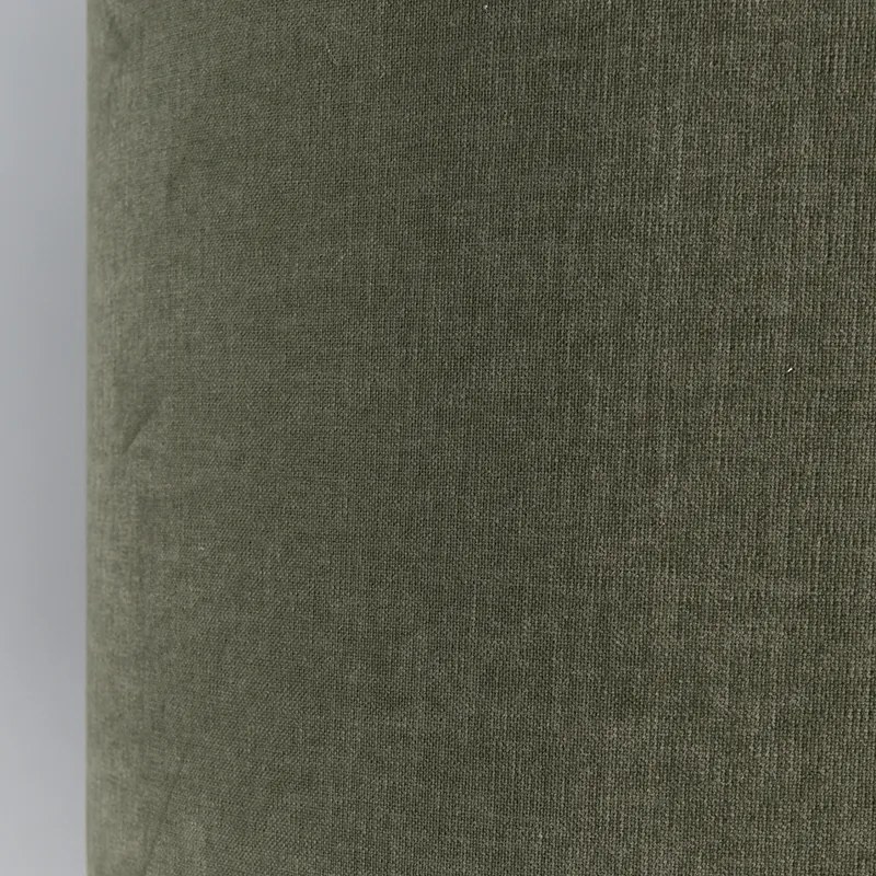 Állólámpa sárgarézzel és zöld árnyékolóval 50 cm - Kaso