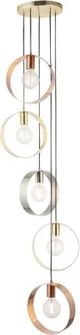 Endon modern függeszték hoop réz sárgaréz nikkel end81923