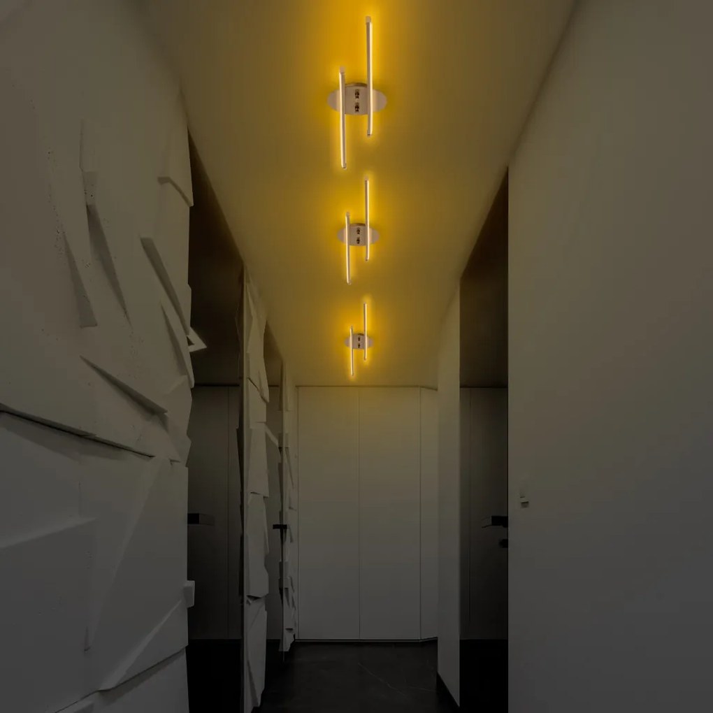 Umut 13297 arany fém LED függőlámpa, 86 x 17 cm