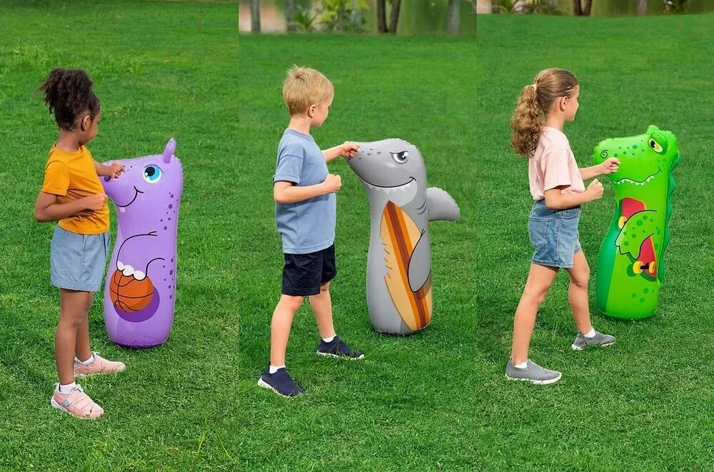 Bestway Krokodil felfújható bokszzsák, 89 cm