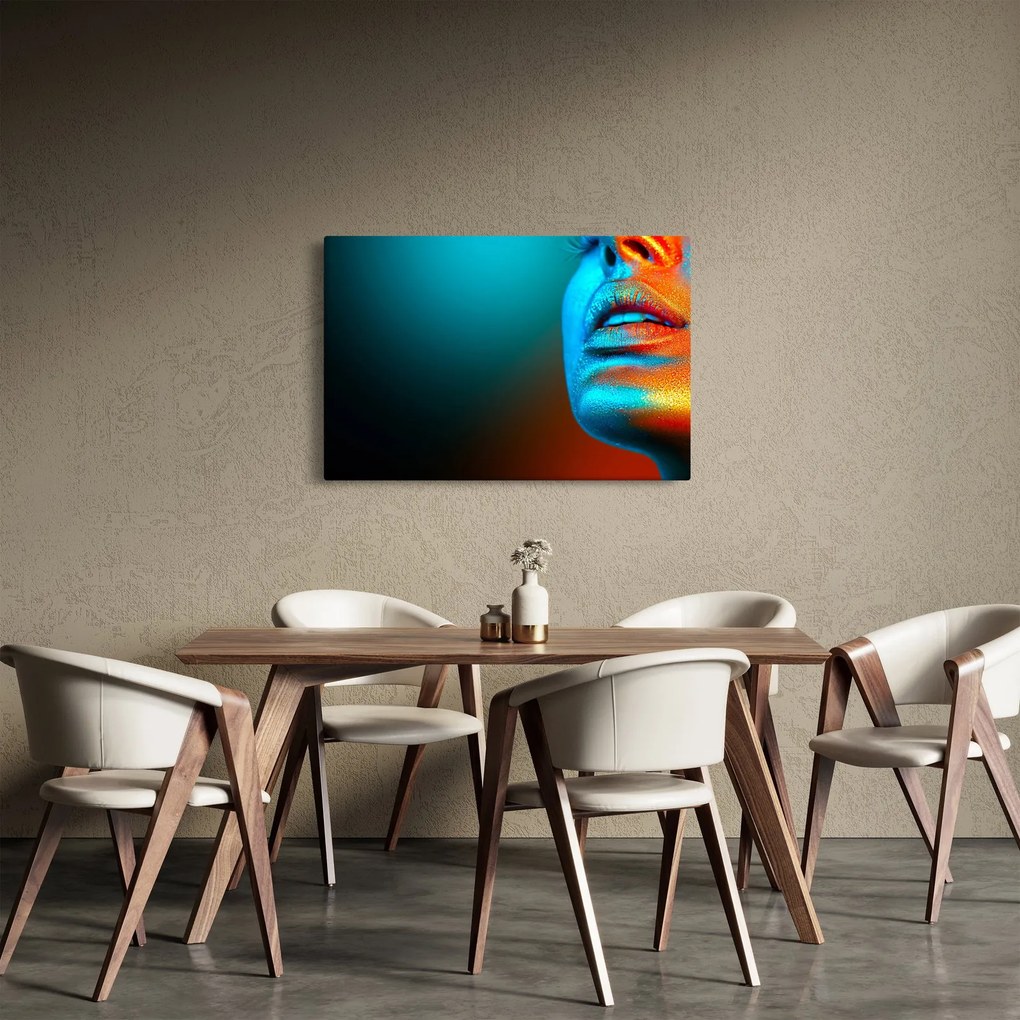 Kép - Csillogó arc (90x60 cm)