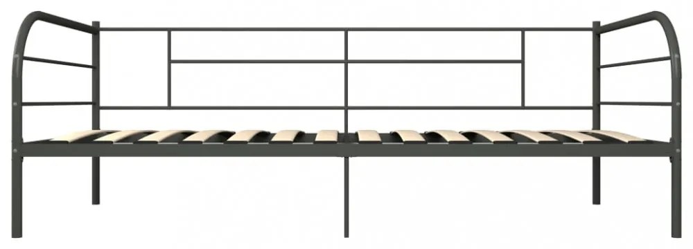szürke fém kanapéágy-keret 90 x 200 cm