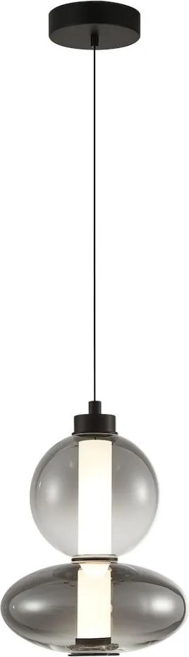 MILAGRO ML0344 DAPHNE Modern Led Függesztett Lámpa Fekete LED IP20