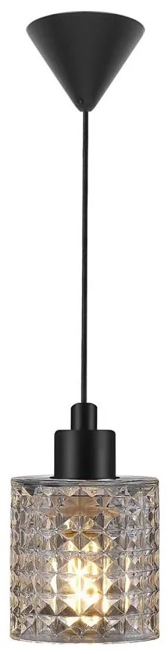 Nordlux - Csillár zsinóron HOLLYWOOD 1xE27/60W/230V átlátszó
