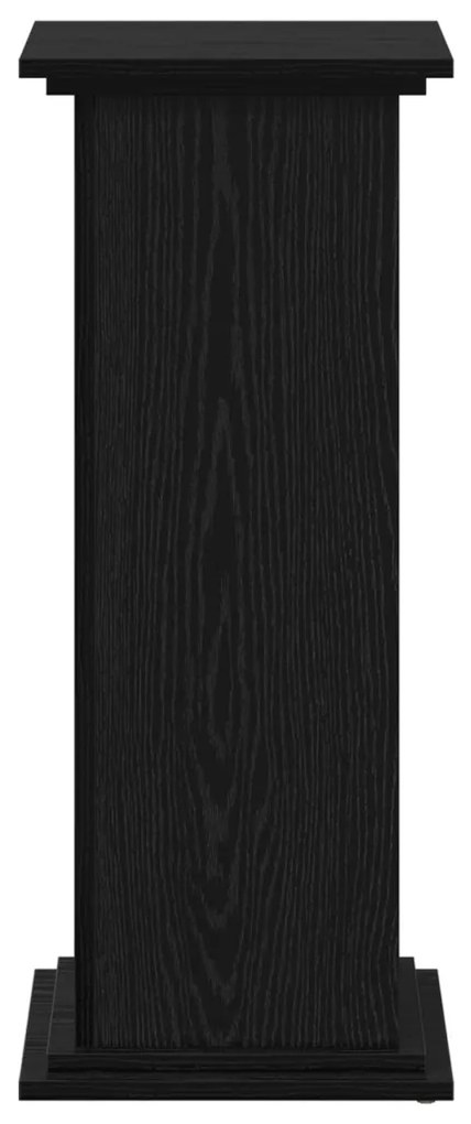 Növényállvány Musta tammi 33 x 33 x 80 cm Faanyag