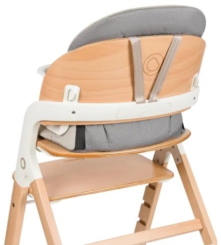 Lionelo - MEGAN 3 az 1-ben gyerek etetőszék White Wood