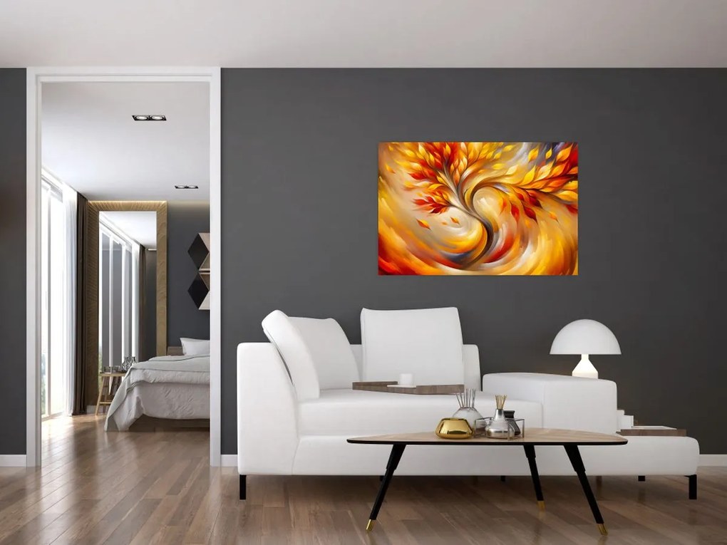 Kép - Őszi fa (90x60 cm)
